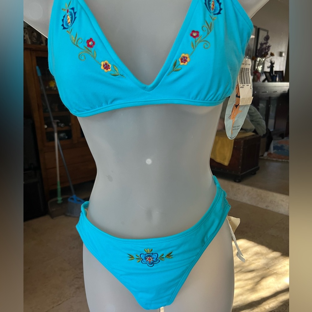 Sunset beach Embroidered Women’s Bikini two-piece swimsuit
